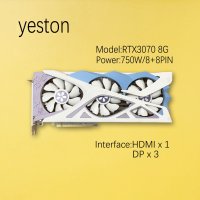 YESTON-중고 GeForce RTX3060 12G 3060TI 8G AMD Radeon RX6700XT RX6800 16G RX6800XT 그래픽 카드 GPU Viedo 데스