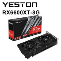 YESTON-새로운 그래픽 카드 RX6600XT 8G AMD RX6600 GDDR6 8GB 7NM 128bit GPU 컴퓨터 데스크탑