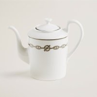 에르메스 샹달 플래티넘 티팟 Hermes Chaine Platinum teapot