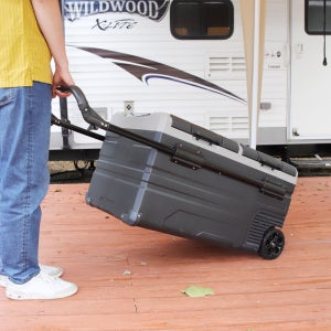 툴콘 캠핑 냉장고 냉동고 대용량 이동식 2도어 TF-95