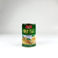 삼아씨에프 황도 슬라이스 복숭아 캔 통조림 400g