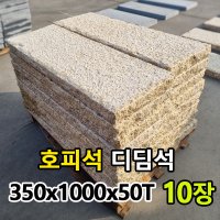 10장 350x1000x50T 호피석 디딤석 - 화강암 화강석 디딤돌 / 판석 판재 / 장대석 / 노란 옐로우 / 정원석 정원돌 / 정원 마당 조경 전원주택 꾸미기