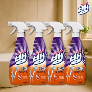 이지오프뱅 욕실용 세정제 500ml, 4개