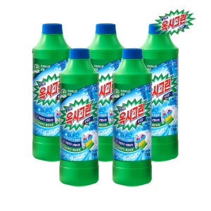 옥시크린 표백제 1kg 5개 / 산소계 세탁세제 얼룩 찌든때제거 세탁보조제 드럼용 일반용 가루세제 파우더