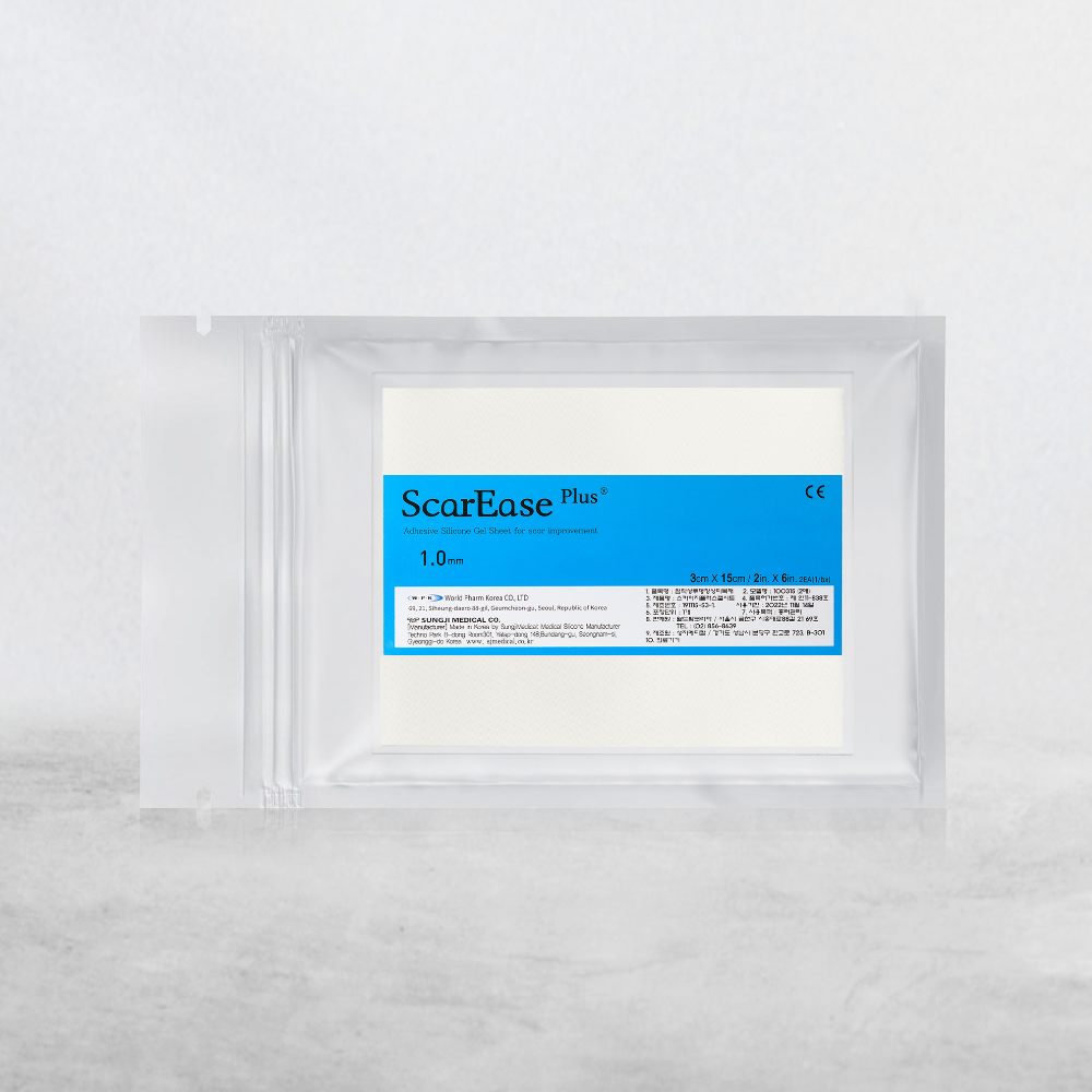 <b>흉터</b> 밴드 실리콘겔 상처 화상 수술 패치 스카이지 플러스 겔시트 (3x15cm 2매)