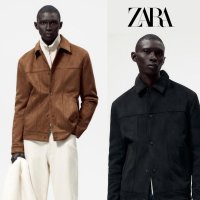 ZARA 미니멀 스웨이드 트러커 자켓