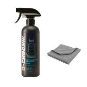 디크로닉 레더샤인 가죽보호제 500ml 실내 가죽 코팅제 관리제 컨디셔너 레자 왁스 타월