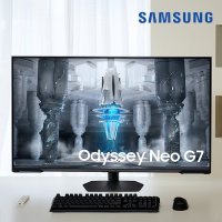 삼성전자 오디세이 Neo G7 43인치 S43CG700 4K UHD 144Hz 1ms Mini LED 대화면 게이밍 컴퓨터 콘솔용 모니터