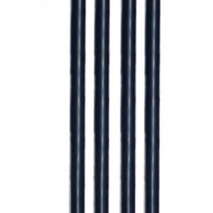 1+1 PP일자 7mm210mm 빨대검정 벌크 1봉 50개입