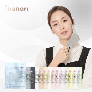 [50매 구성] 아이바나리 에어황사방역용 마스크 KF94