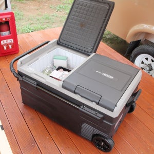 툴콘 캠핑 냉장고 냉동고 대용량 이동식 2도어 TF-115