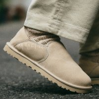 어그 켄톤 UGG KENTON 안감털 겨울 따뜻한 부드러운 퍼 어그뮬 슬립온 끈없는 운동화 3010 화이트페퍼