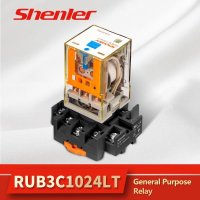 Shenler-범용 릴레이 24VDC 10A LED 테스트 버튼, RUB3C1024LT, Krly2120 조명, Jqx 115f 출력 테스터, Eocr