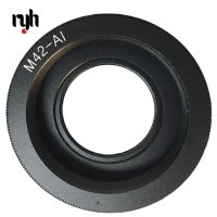 카메라 렌즈 어댑터 랜즈 어댑타 M42-NIKON 렌즈 어댑터 링 M42-AI 유리 M4