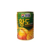 유동 황도 슬라이스 복숭아 통조림 400g 과일 빙수재료