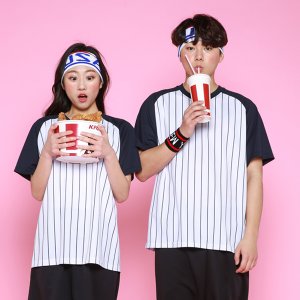 야구복 야구반티 티셔츠 네이비 BS2510