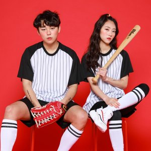 야구복 야구반티 티셔츠 블랙 BS2513