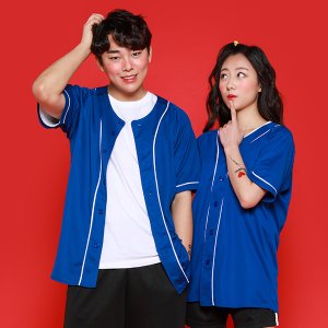 야구복 야구반티 오픈 져지 진블루 BS8531