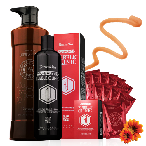 <b>파마</b>비타 샴푸 (퍼머염색전용) 버블크리닉 1000ml, farmavita bubble clinic