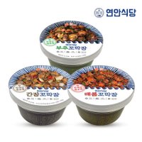 연안식당 꼬막장 3종 (부추,간장,매콤 각 1팩)