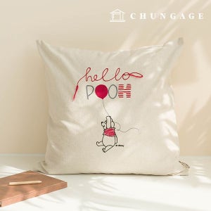 프랑스자수 패키지 DIY 키트 디즈니 풍선 푸 쿠션커버 EWTP006