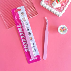 정밀 핀셋 커브형 데코덴 다꾸 스티커 집게 탑꾸 폴꾸 레진공예 도구