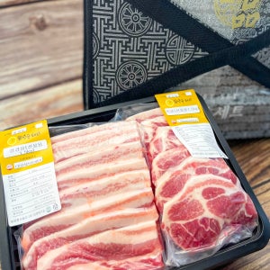 한돈 선물세트 국내산 돼지고기 냉장 삼겹살,목살 2kg
