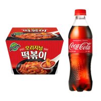 뉴자이언트떡볶이+코카콜라500ml