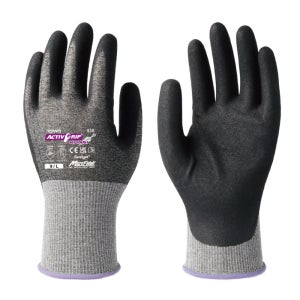 토와 TOWA 엑티브그립 쿠나이 535 니트릴 코팅 베임 절단 방지 장갑