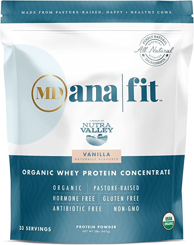 단백질보충제 MD Ana Fit - 유기 유청농도 분말 <b>리튬</b>발생하는 자연적인 한계 프리 바닐라 0.9kg2파운드 봉지