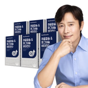 뉴트리원 어골 칼슘 마그네슘 비타민D 60캡슐, 6개
