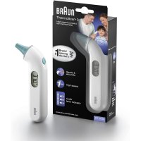 Braun IRT3030 써모스캔 3 적외선 이어 온도계 브라운 하우징 보호기