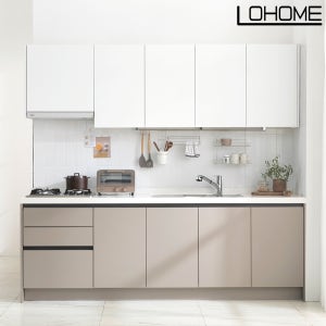 로홈 노앙 싱크대 프리미엄 주방 리모델링 교체 상부장 하부장 모노톤 인테리어 기획상품