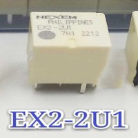 2 PCS EX2-2U1 10 핀 릴레이