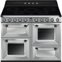 스메그 인덕션 오븐 디자인라인 빅토리아 SMEG OVEN TR4110IX VICTORIA 스테인리스 스틸