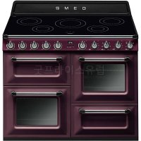 스메그 인덕션 오븐 디자인라인 빅토리아 SMEG OVEN TR4110IRW VICTORIA 와인레드