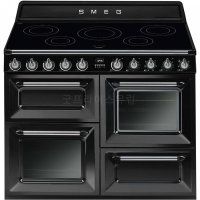 스메그 인덕션 오븐 디자인라인 빅토리아 SMEG OVEN TR4110I VICTORIA 블랙 TR4110IBL