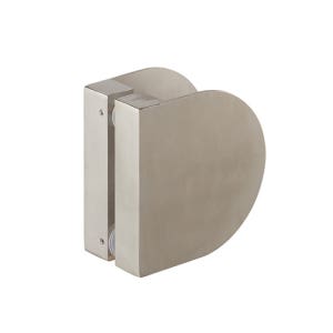 강화도어손잡이 8300반달 SS 센터 100x130x폭120mm 유리문 매장 사무실 문고리