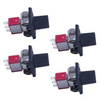 4X AC 250V/3A 125V/5A 순간 SPDT 3 위치 토글 스위치 T80-R