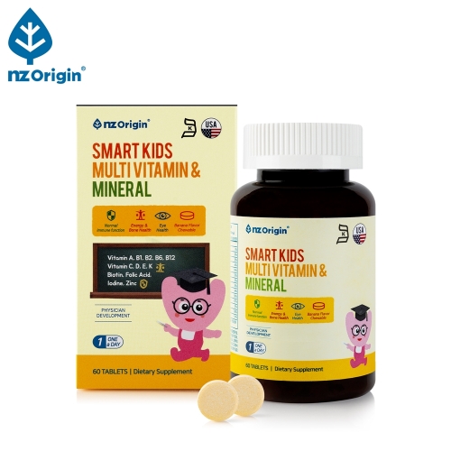 <b>엔젯오리진</b> 스마트키즈 멀티비타민 미네랄 어린이영양제 1,250mg x 60정