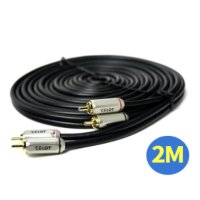 RCA 케이블 CT-0205 2채널 2M 케이블 (2개입)