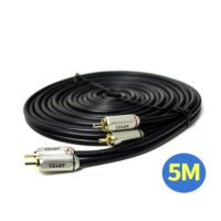 RCA 케이블 CT-0205 2채널 5M 케이블 (2개입)