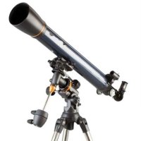 Celestron AstroMaster 90EQ 90/1000mm F/11 굴절 장치 전문 천문 망원경 CG-3 적도 삼각대