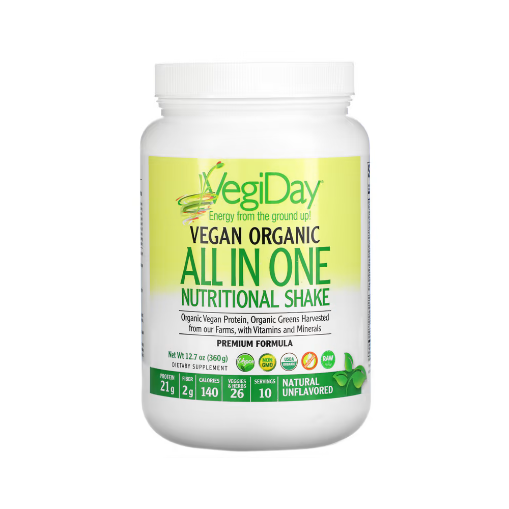 내추럴팩터스 <b>베지데이</b> 비건 <b>올인원</b> 영양 <b>쉐이크</b> 파우더 360g 무맛 10회분