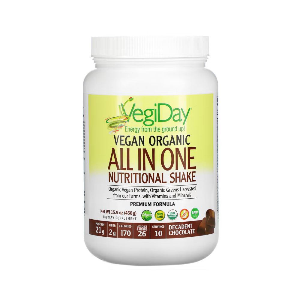 내추럴팩터스 <b>베지데이</b> 식물성 <b>올인원</b> 영양 <b>쉐이크</b> 분말 가루 430g 초콜릿 10회분