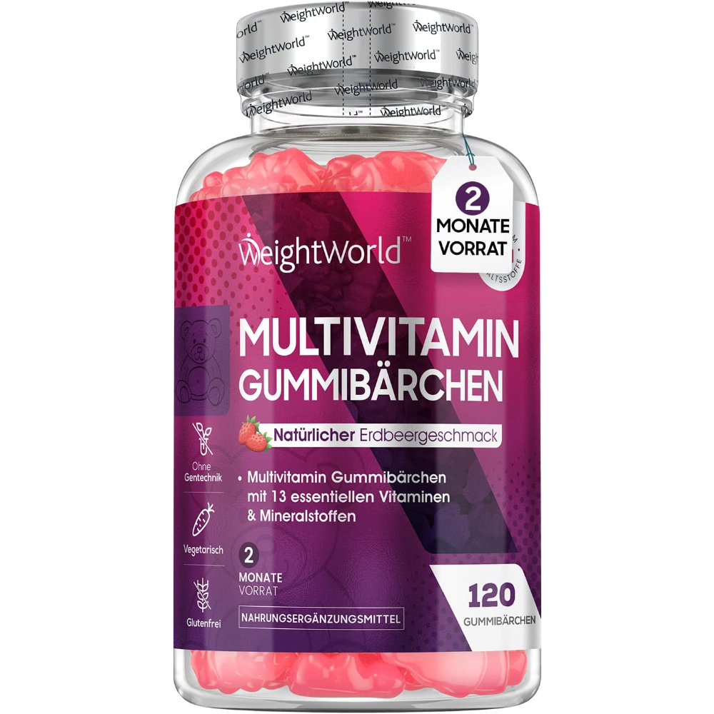 독일 종합 멀티비타민 젤리 120정 13가지 비타민과 미네랄