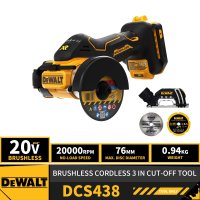 전동공구 톱 / DEWALT DCS438 브러시리스 무선 3 인 76MM 컷오프 공구 그