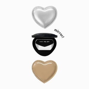 하트 에나멜 실버 블랙 베이지 미러 거울 양면테이프 그립 톡스마트 거치대 부착형 온앳인