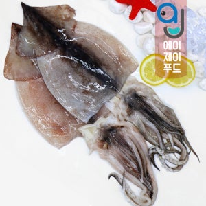 냉동 무탈피 할복오징어 4kg(원양산 포크 손질오징어 국내 해썹업체 가공 대용량 업소용)