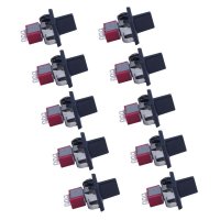 HOT-10X AC 250V/3A 125V/5A Momentary SPDT 3 Positions Toggle Switch T80-R